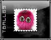 Pink Fur Ball Stamp