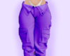 Purple Cargo Pants