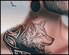Wulf neck Tattoo