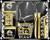 FEC GOLD BLK BLING LONG