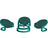 ~LL~TEAL CHAIRS