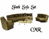 CMR/Gold Sofa Set.