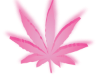 Weed Neon Sign Pink