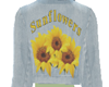 Sunflowers Denim jacket