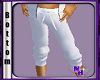 (1NA) White Sweat Pants
