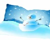Snowman Cuddle Pillow