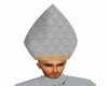 White priest hat 