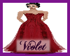 (V) red moh gown