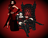 Goth Vamp Throne Chair