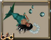 Mermaid Swim With Bubble