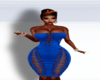 Trini Gyal Dress Blue