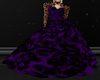 JT Purple Blk Lace Gown1