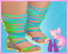 MEW Rainbow sandals