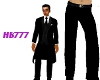 HB777 Tuxedo Pants Black
