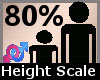 Height Scaler 80% F