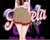 a. K uniform skirt brown