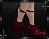 + Cherry Pvc Heels +