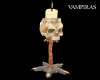 Witch's  skull candle