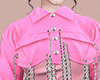 Chain Jacket Pink