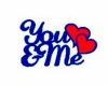 You & Me Wall Sign