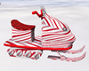 Candy Cane Snow Mobile