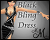 MM~  Black Bling Dress