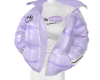 purple puffer jacket~h