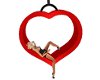 Heart Swing Red