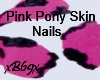 [B69]Pink Pony Skin Nail