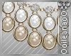 (I) Cream Jewelry Set