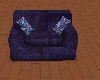 LL-Blue Velvet Chair