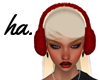 ha.  Muffs Platinum Red