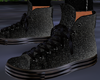 sneakers glitter black