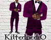 KP | Purple Velvet Suit