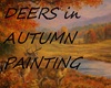 Deers in Autumn Painting