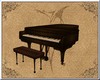 #Antique Grand Piano