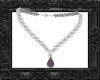 Purple Diamond Necklace