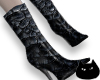 0123 Shiny Black Boots