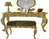 (LR) gold DRESSING TABLE