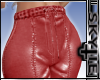 Leather Pants Red