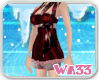 Wa33 Dark Red Outfit