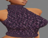 Purple Knit Turtleneck