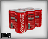 C79|Cans Coke x6