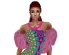 Print 3 matchin Fur Wrap