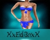 #E#Seaside Bikini Blue