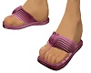 Purple Couple Flip Flop