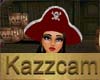 Lady pirate hat