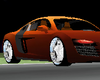Burnt Orange Audi  2010