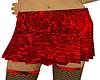 Red/Black Pattern Skirt