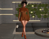 Brown dress - fall -
